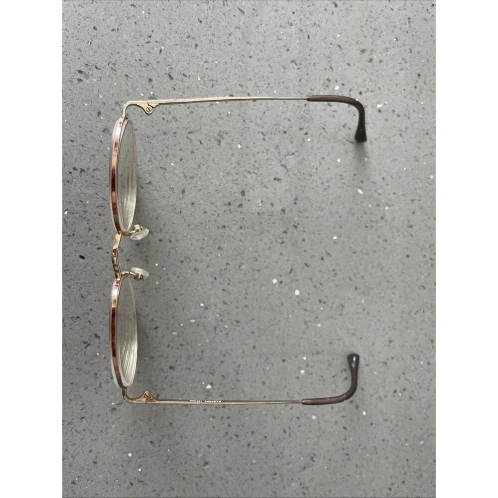 Laura Ashley Erica Harvest EYEGLASSES FRAMES ONLY 46-18-135 Round half rim